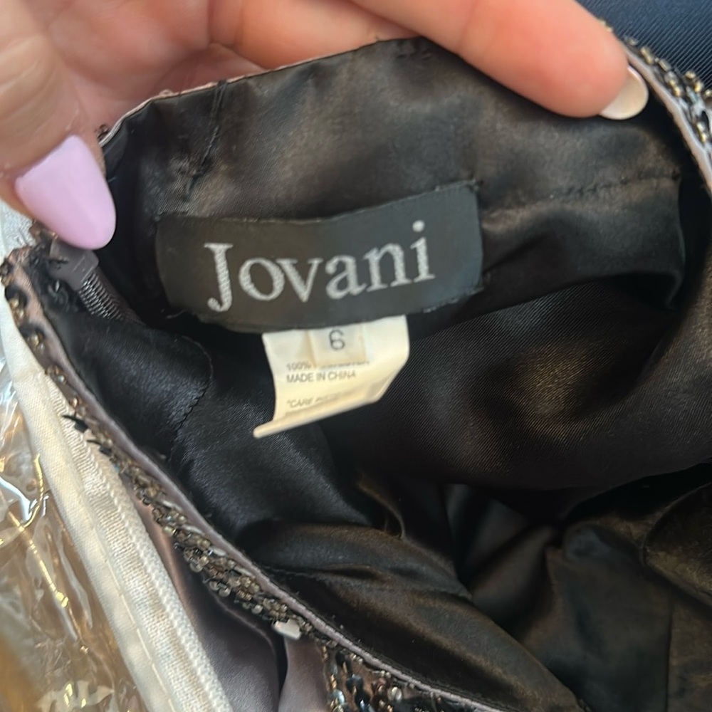 JVN by Jovani Gray Dress